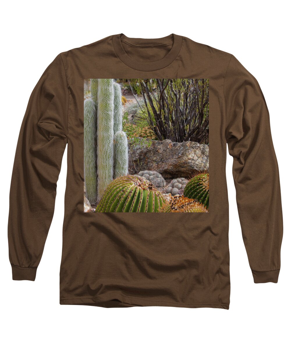 Cacti III Closeup - Long Sleeve T-Shirt