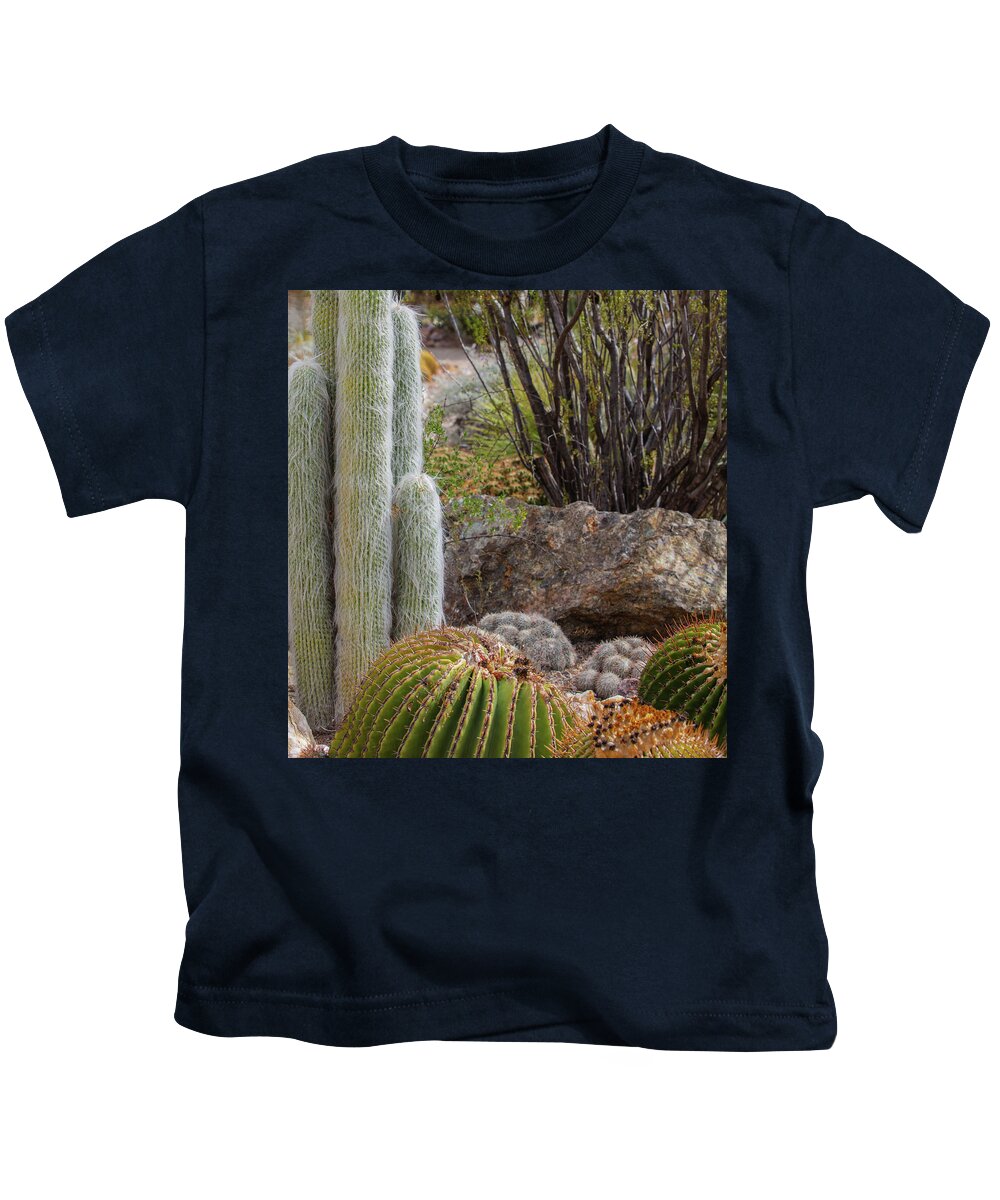 Cacti III Closeup - Kids T-Shirt