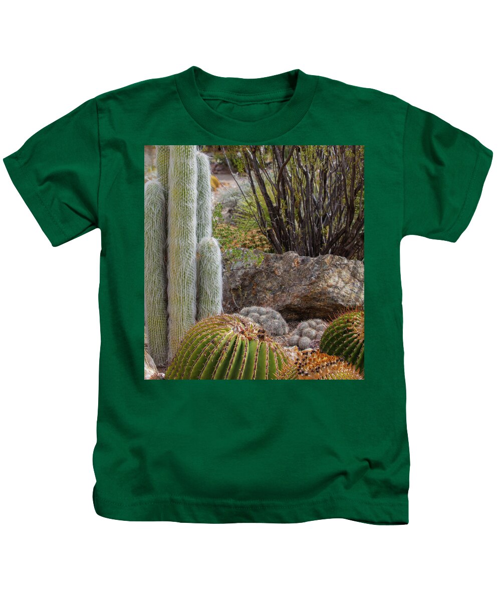 Cacti III Closeup - Kids T-Shirt