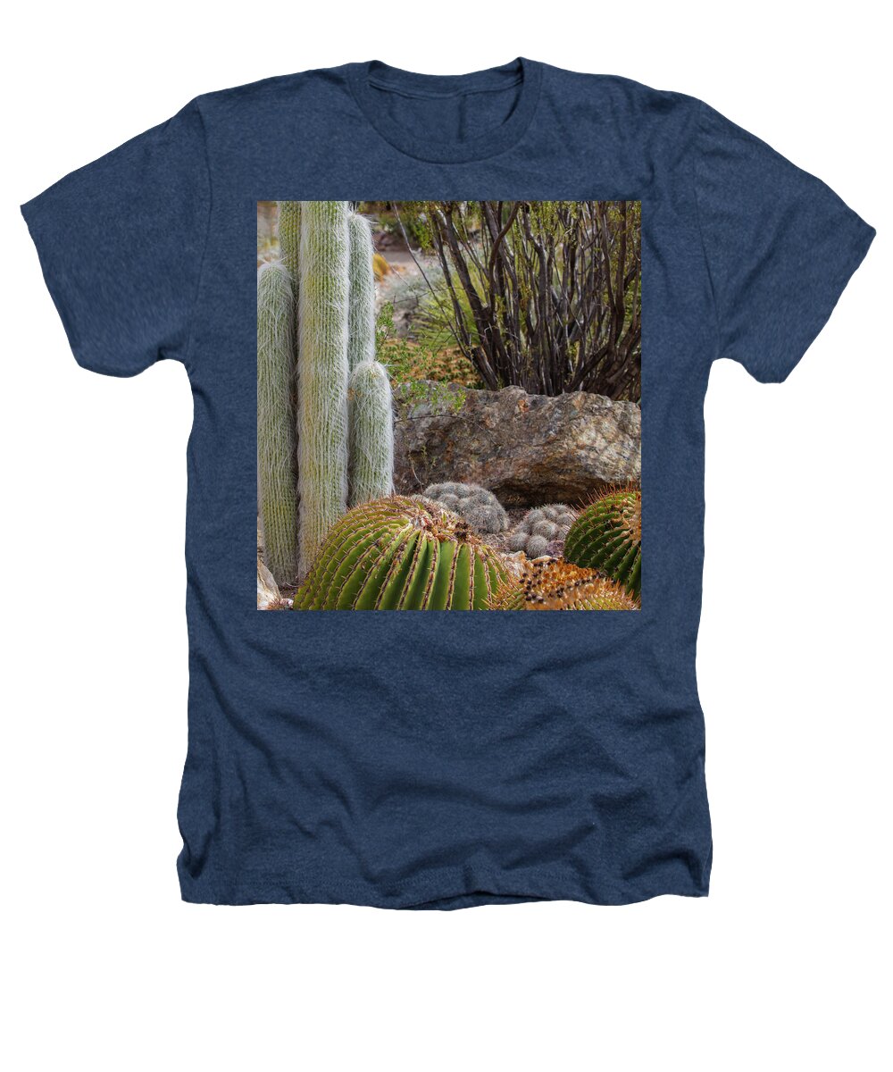 Cacti III Closeup - Heathers T-Shirt