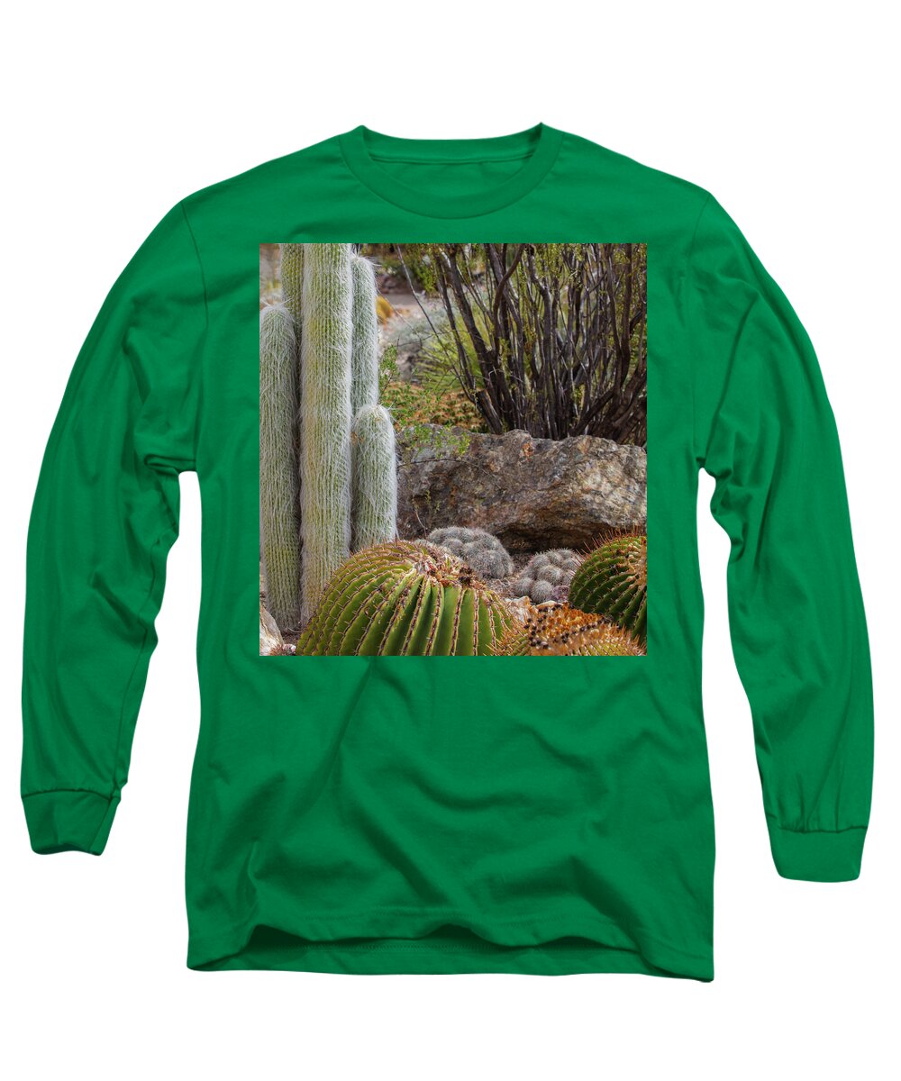 Cacti III Closeup - Long Sleeve T-Shirt