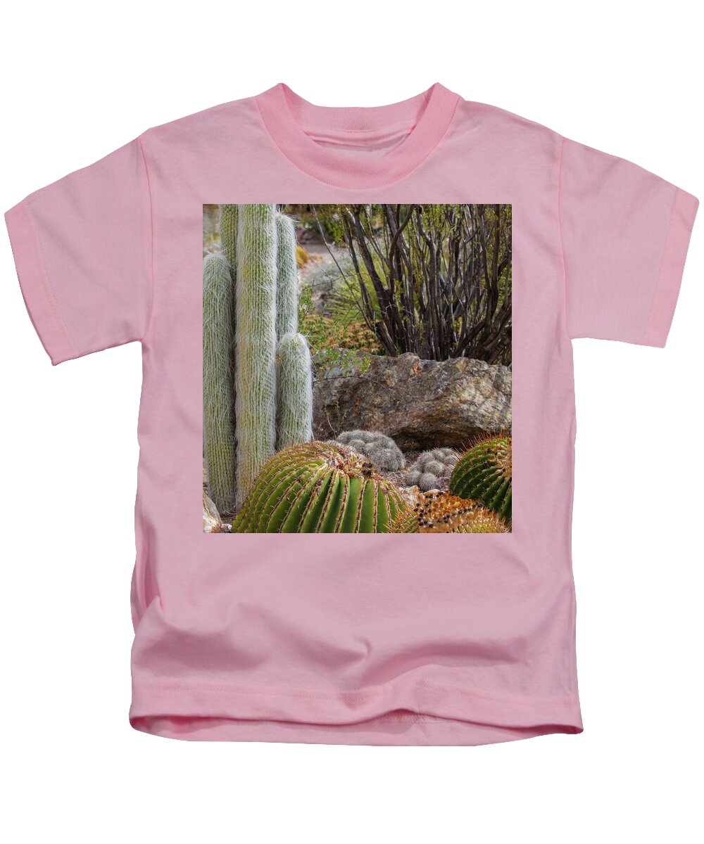 Cacti III Closeup - Kids T-Shirt