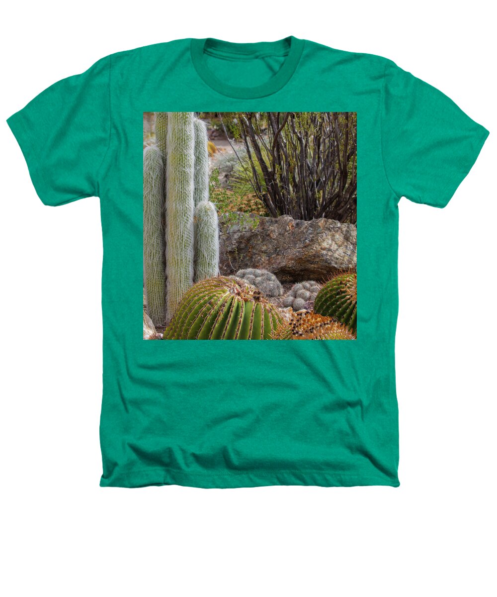 Cacti III Closeup - Heathers T-Shirt