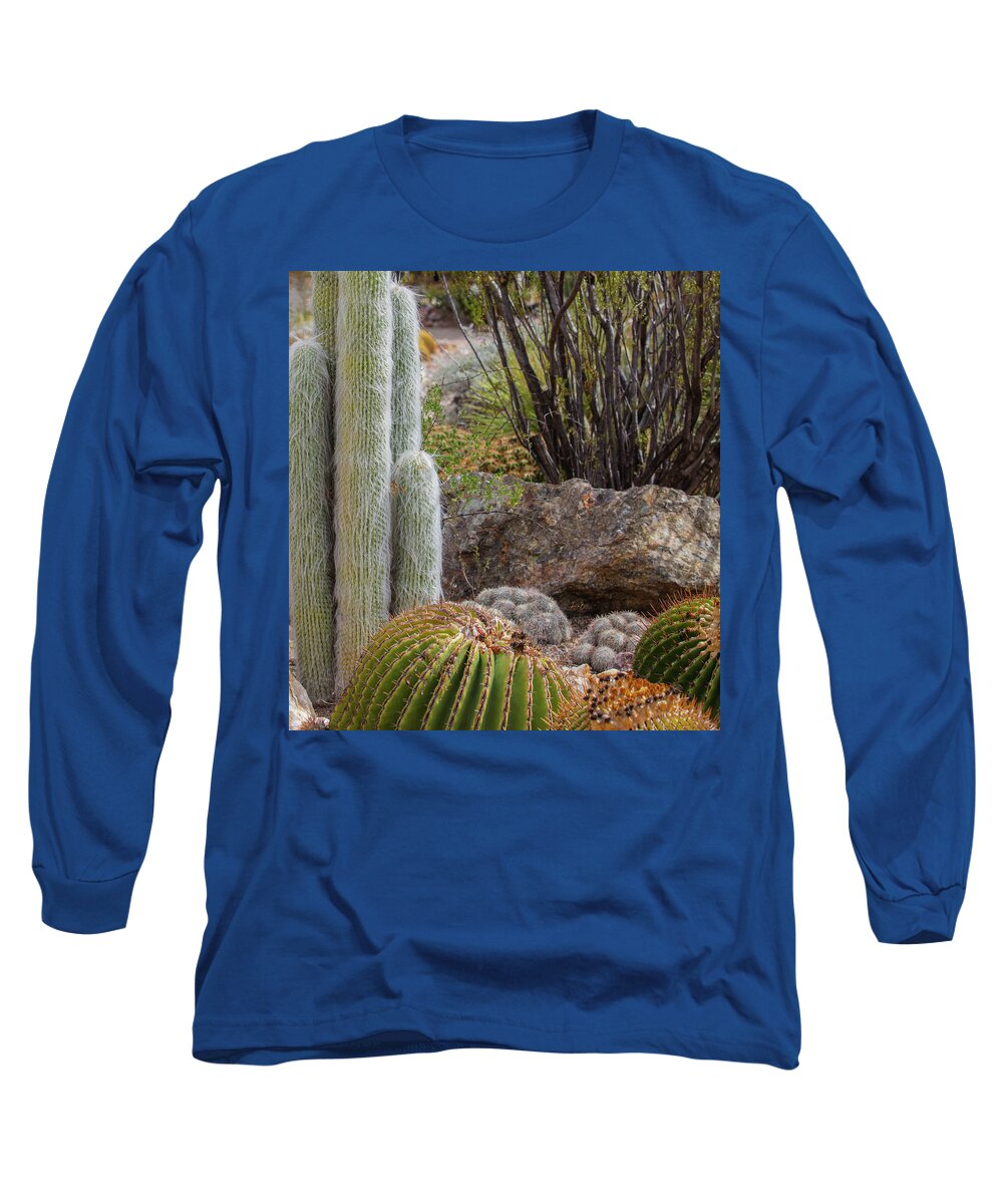 Cacti III Closeup - Long Sleeve T-Shirt
