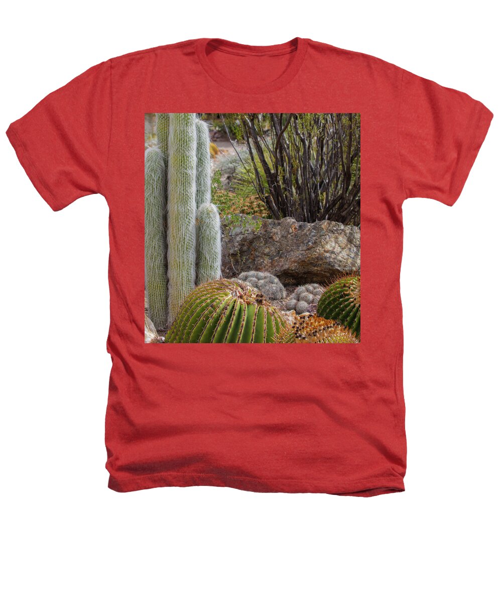Cacti III Closeup - Heathers T-Shirt