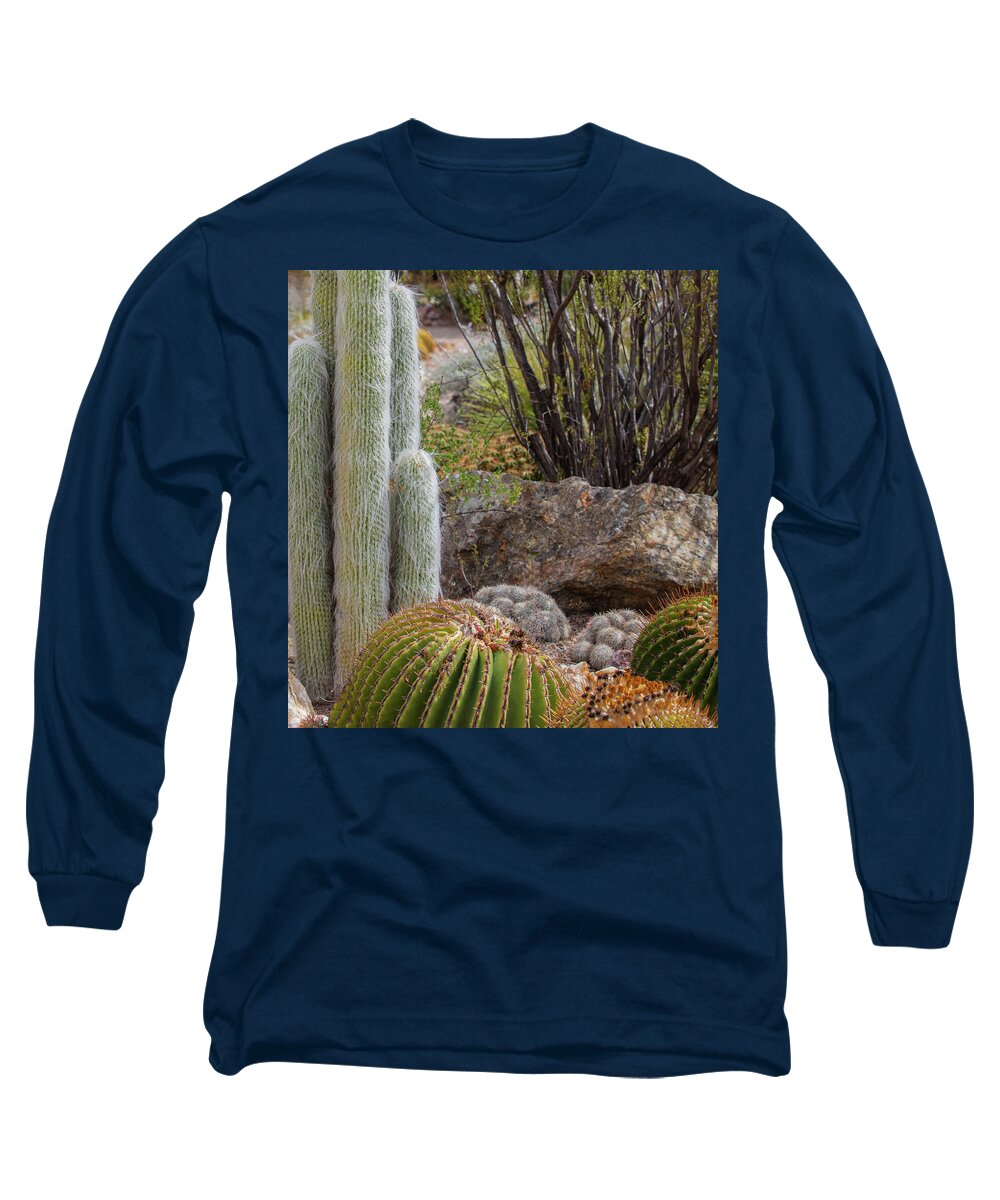 Cacti III Closeup - Long Sleeve T-Shirt