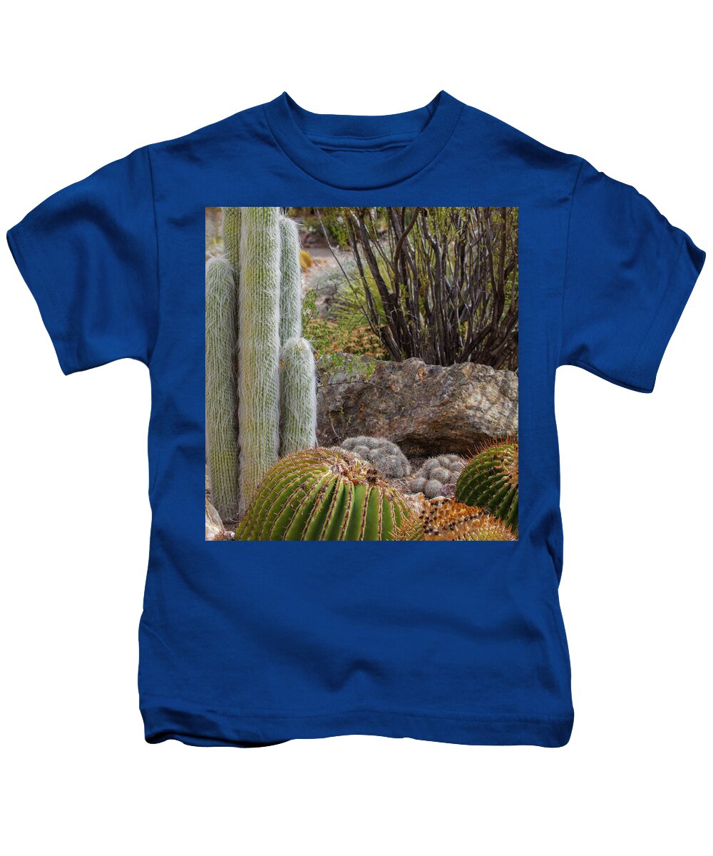 Cacti III Closeup - Kids T-Shirt