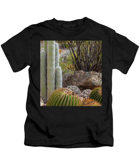 Cacti III Closeup - Kids T-Shirt