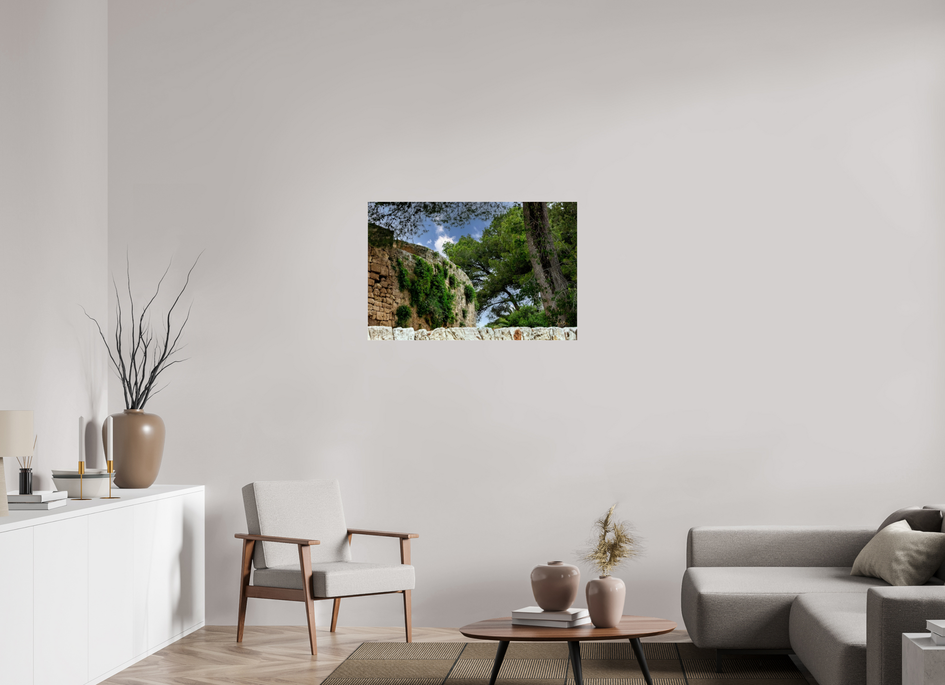 36.3 x 24″, Photo Print Under Acrylic Glass Span Castle IV
