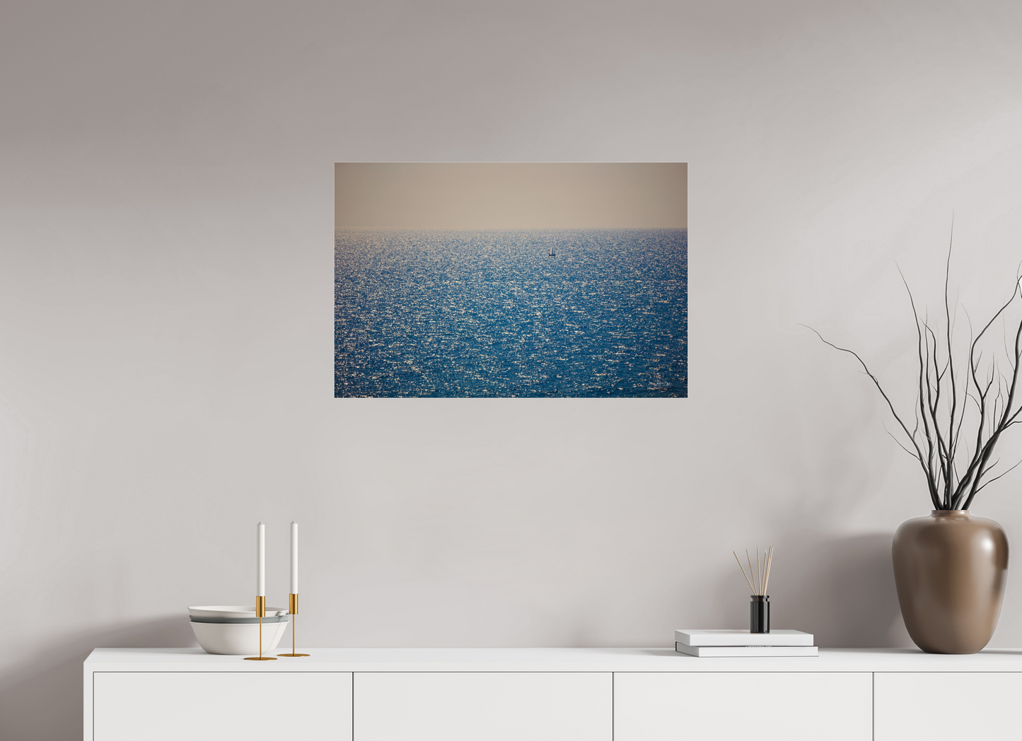 30 x 20″, Photo Print Under Acrylic Glass Sailboat of Italy