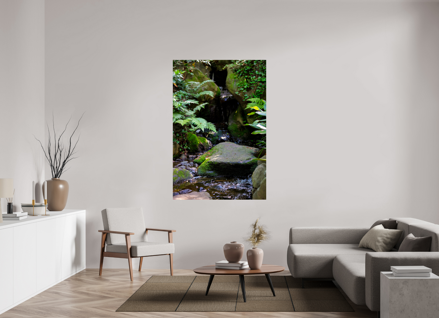 44 x 66″, Photo Print Under Acrylic Glass Gardens of Tokyo IV