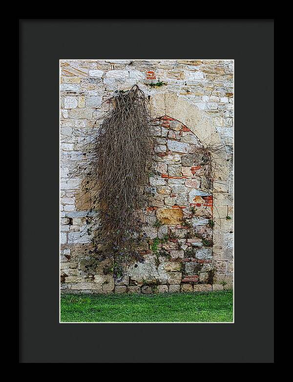 City Wall of Pisa - Framed Print