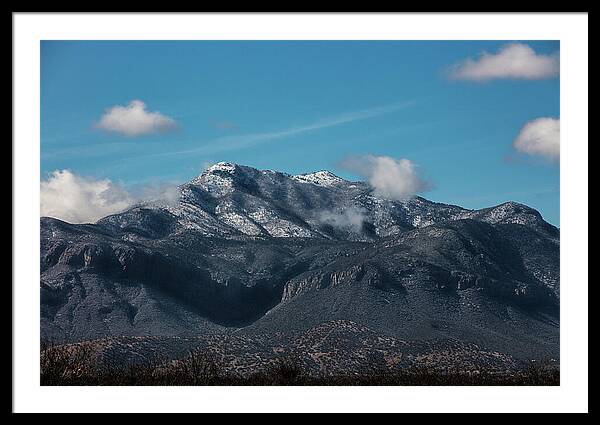 Cumulus Clouds Arizona - Framed Print