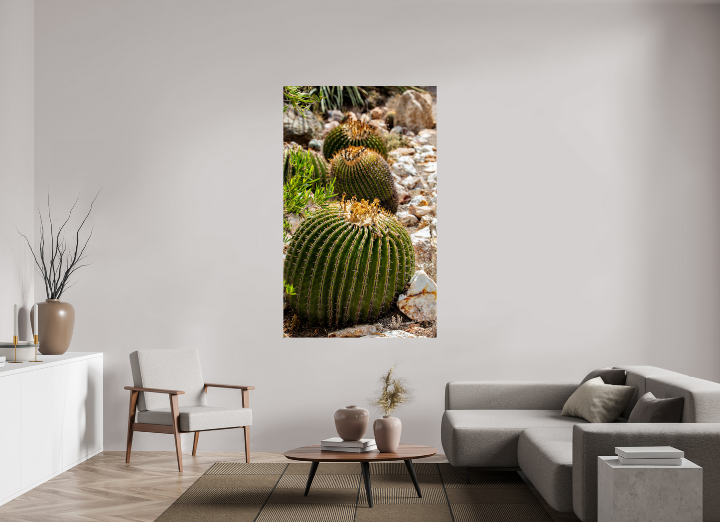 43 x 70.6″, Photo Print Under Acrylic Glass Cacti