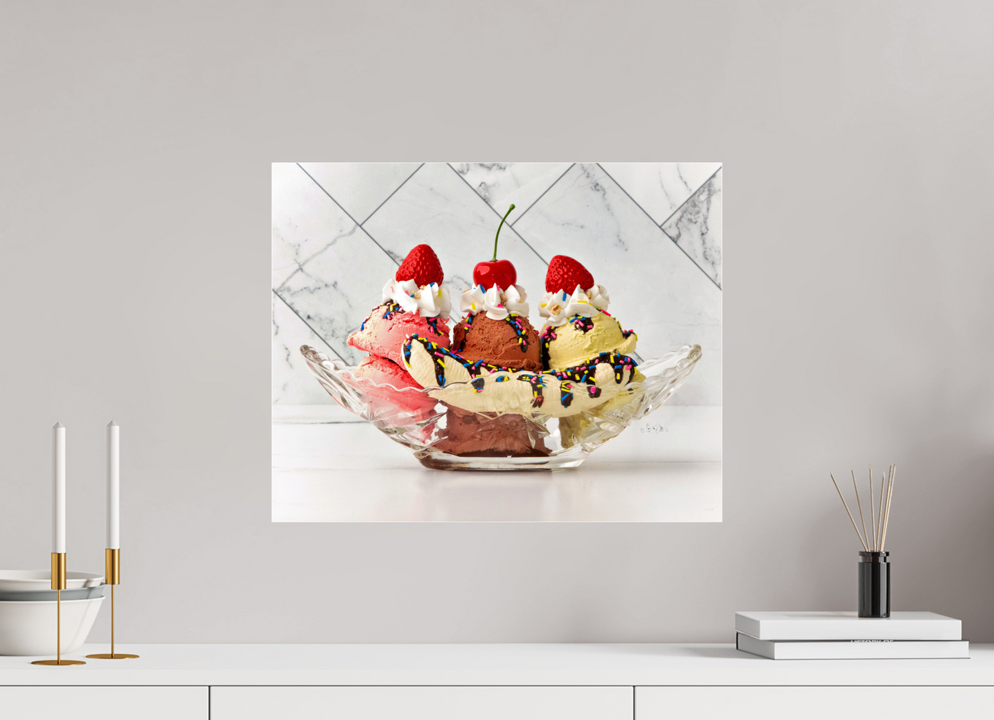 20 x 16″, Photo Print Under Acrylic Glass Sundae