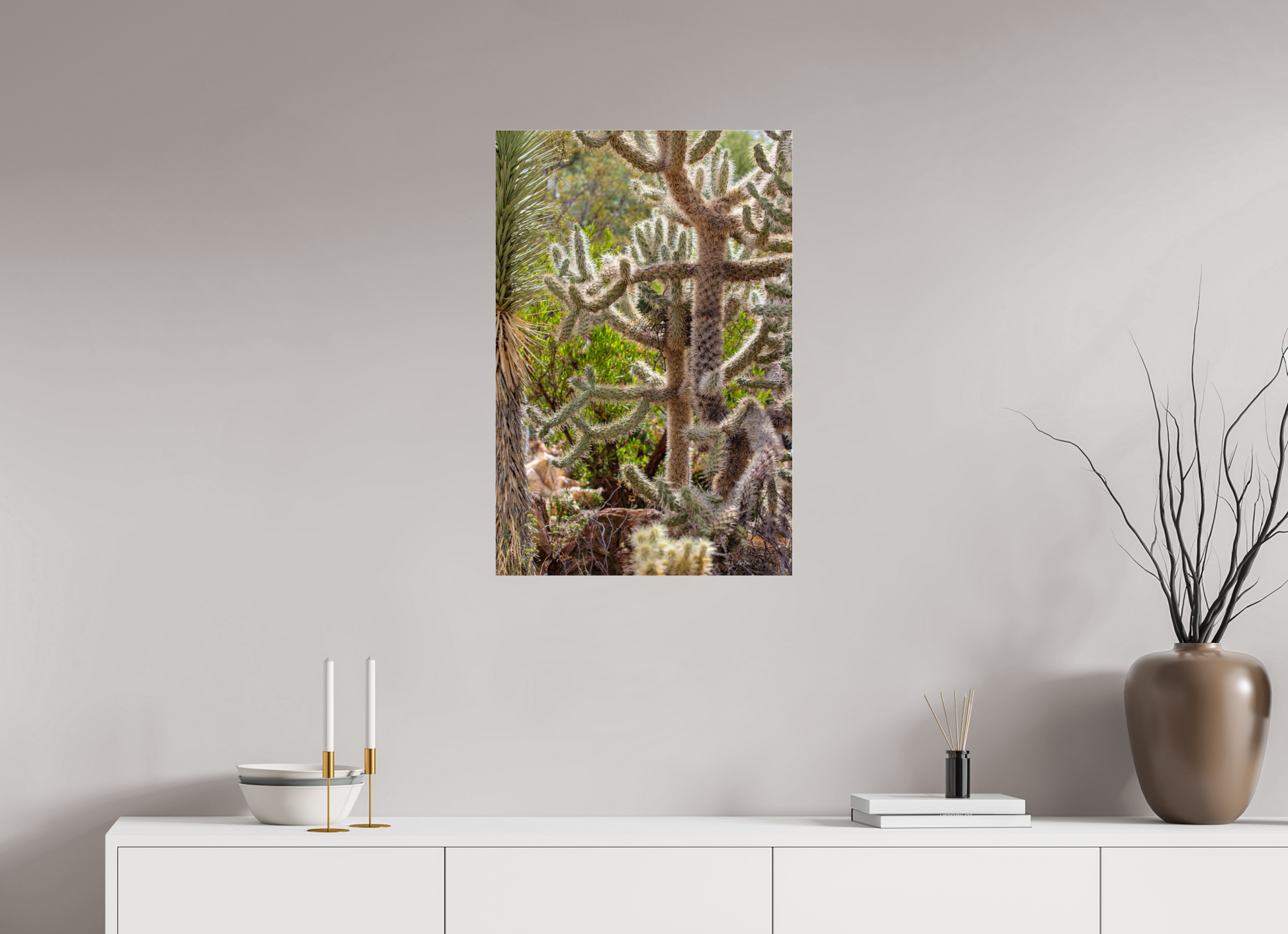 20 x 30″, Photo Print Under Acrylic Glass Cactus Wild Party