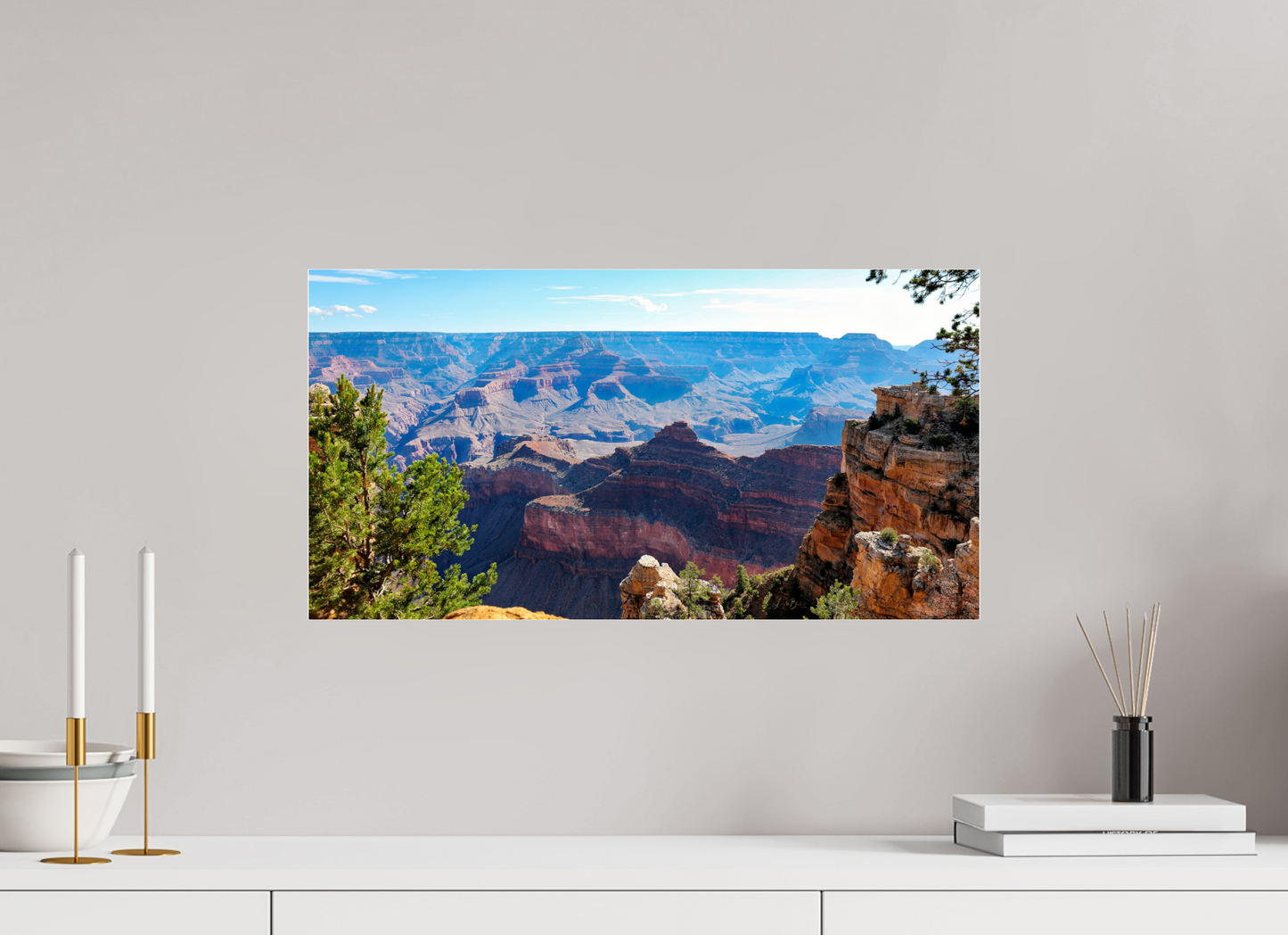 23 x 12″, Photo Print Under Acrylic Glass Grand Canyon