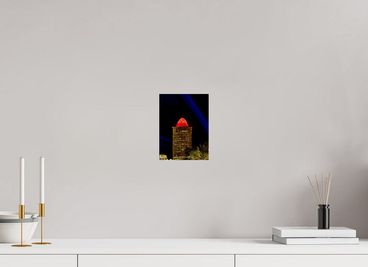 6 x 8″, Photo Print Under Acrylic Glass Red Top