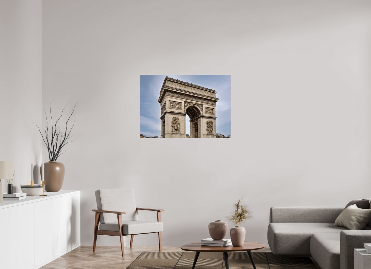 40.3 x 28″, Photo Print Under Acrylic Glass Arc de Triomphe