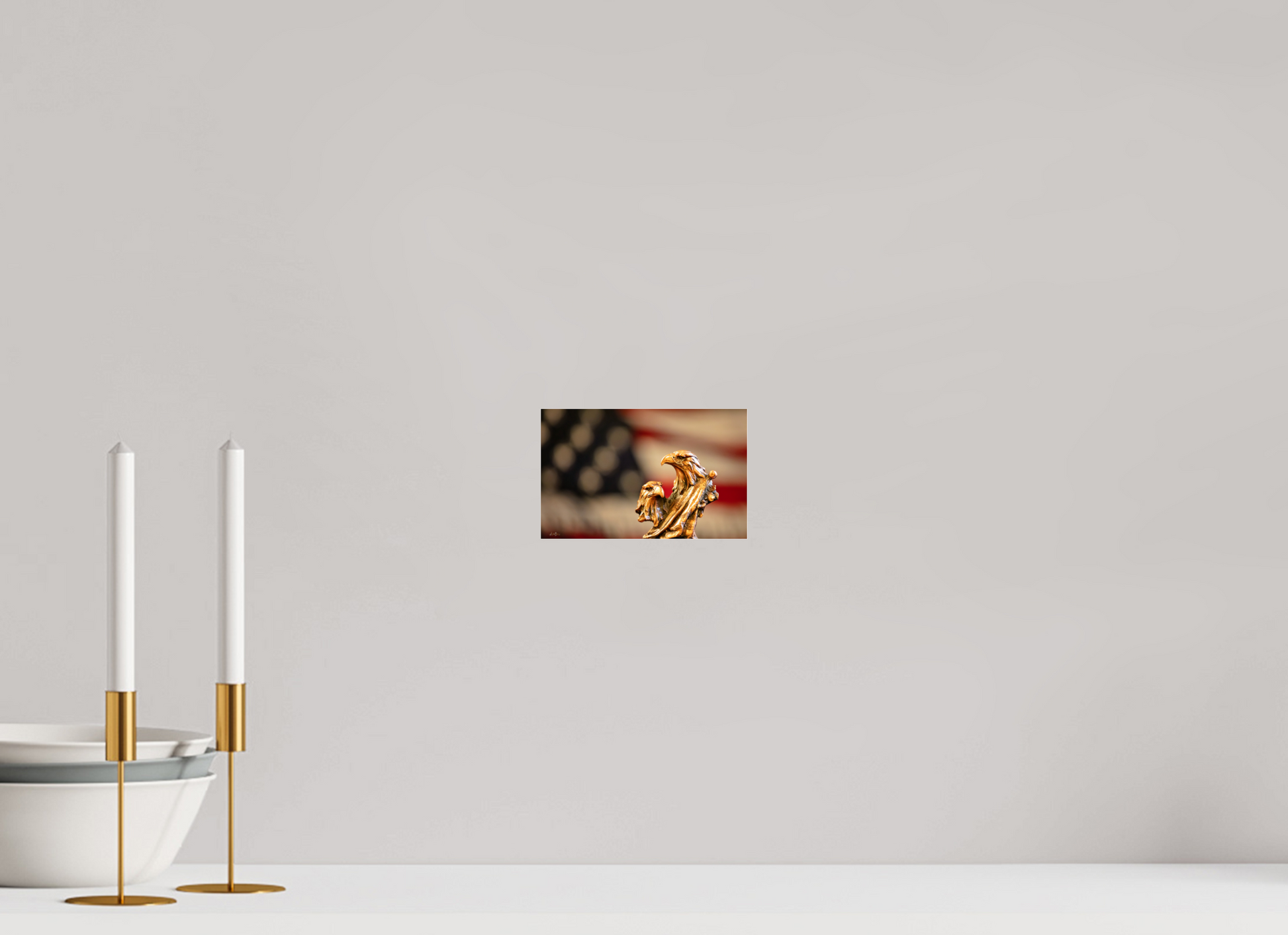 6.4 x 4″, Photo Print Under Acrylic Glass Red Dawn