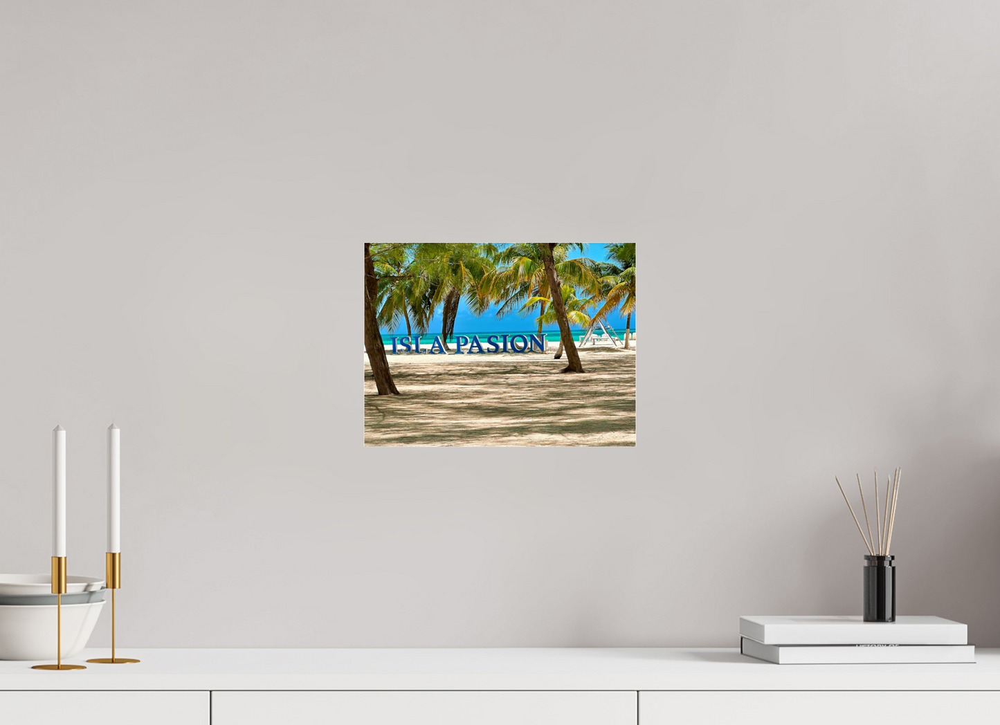 12 x 9″, Photo Print Under Acrylic Glass Passion Island