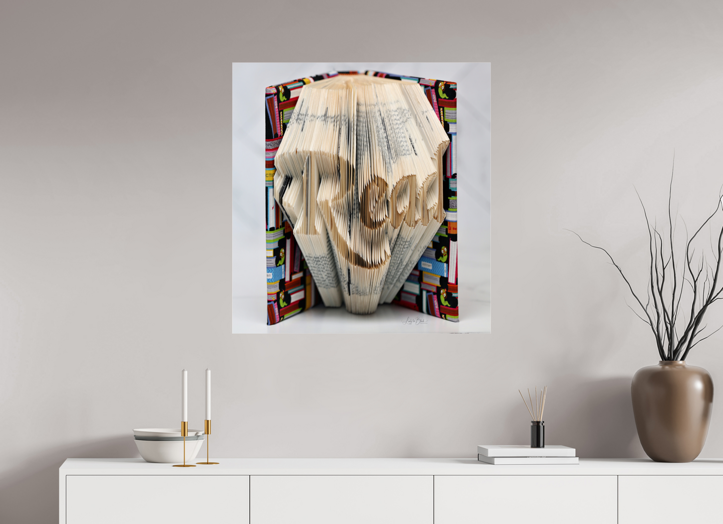 31 x 32.5″, Photo Print Under Acrylic Glass Read