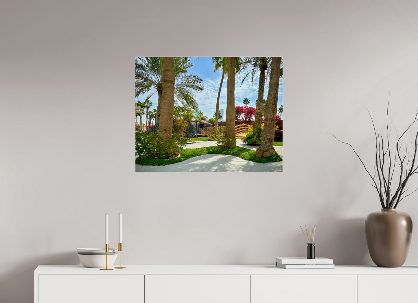 30.6 x 24″, Photo Print Under Acrylic Glass Pool Side