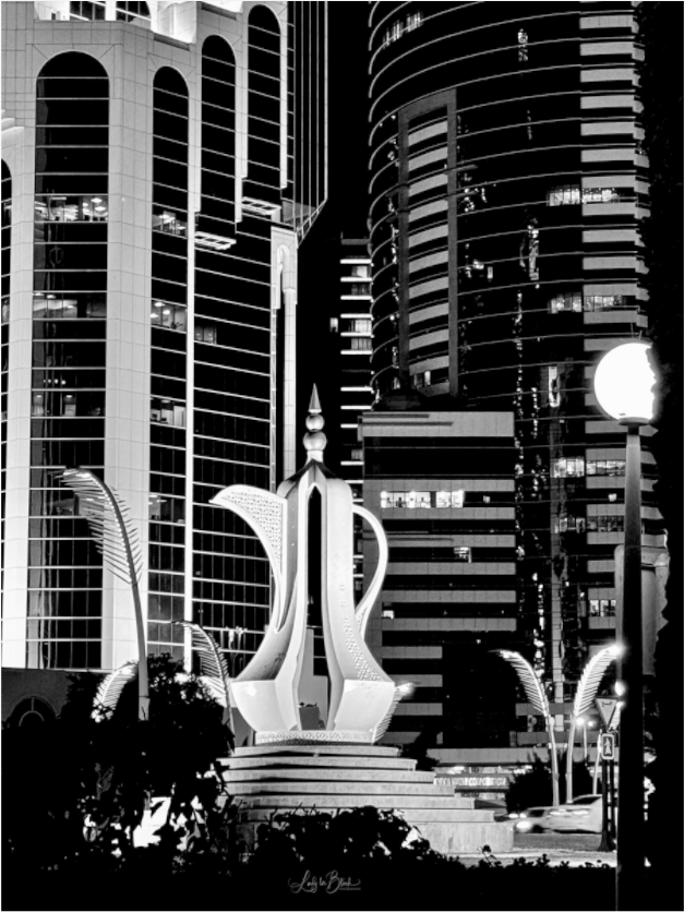 Main image Al Dallah Hospitality Sculpture B/W