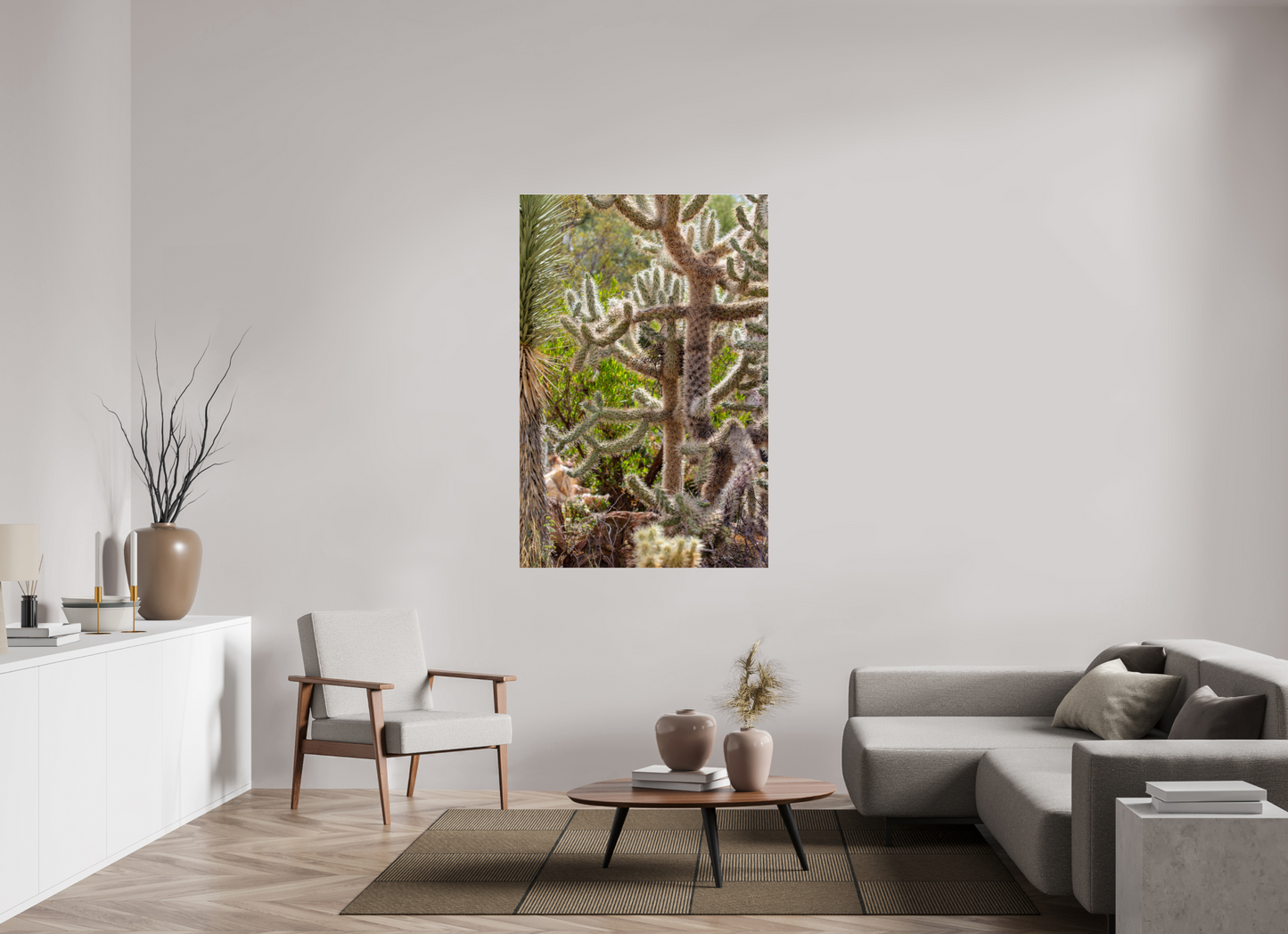 40 x 60″, Photo Print Under Acrylic Glass Cactus Wild Party