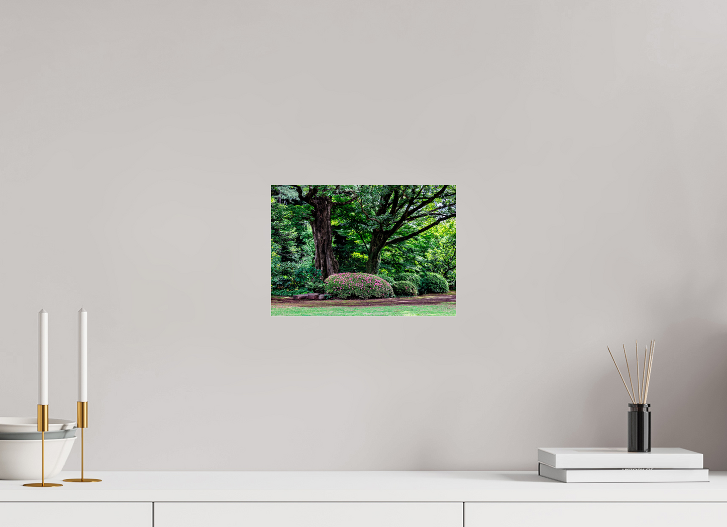 11.3 x 8″, Photo Print Under Acrylic Glass Gardens of Tokyo