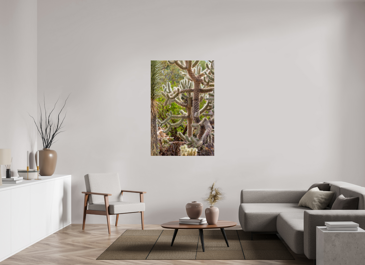 36 x 54″, Photo Print Under Acrylic Glass Cactus Wild Party