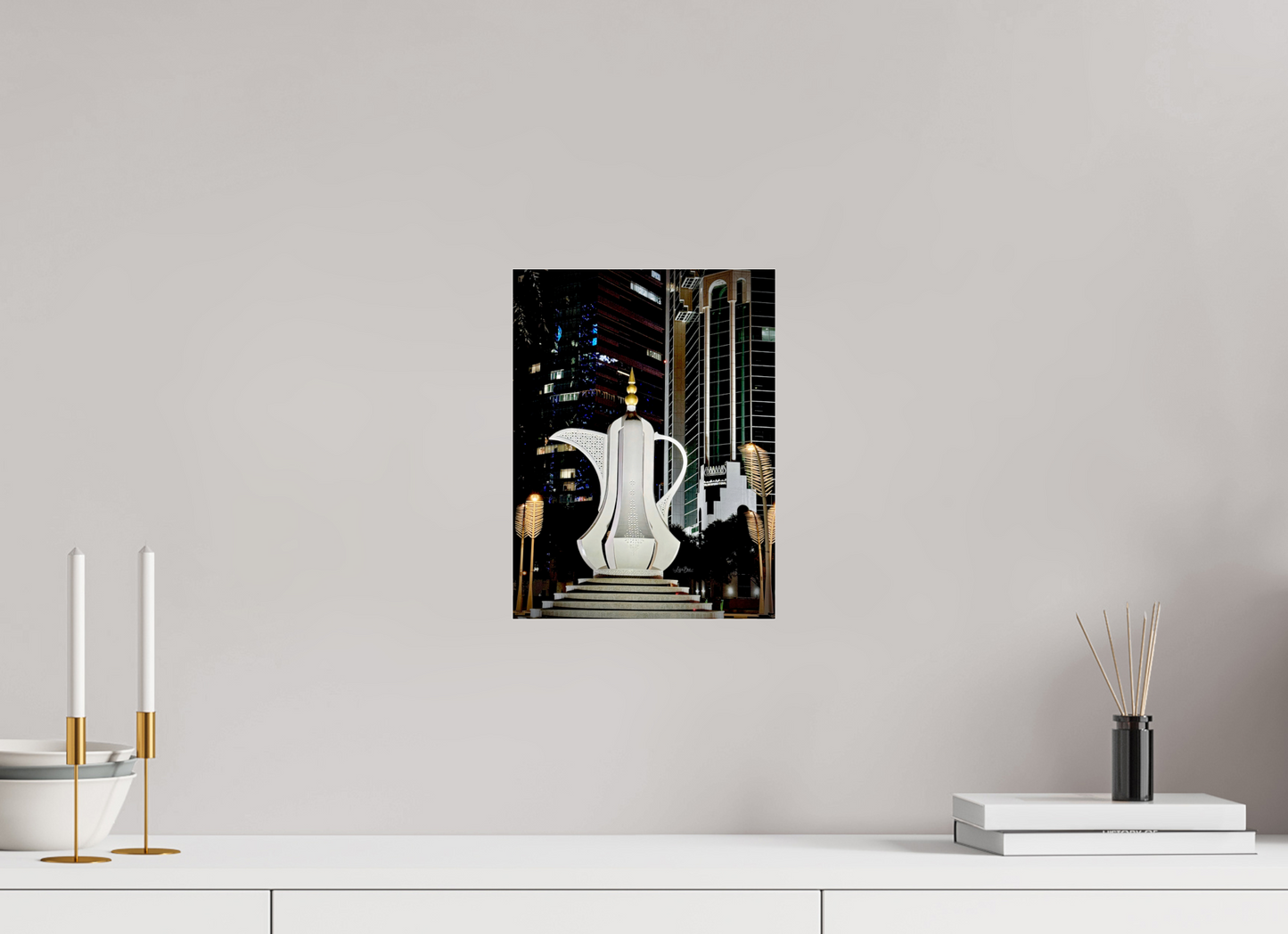 9 x 12″, Photo Print Under Acrylic Glass Al Dalah Hospitality Sculpture