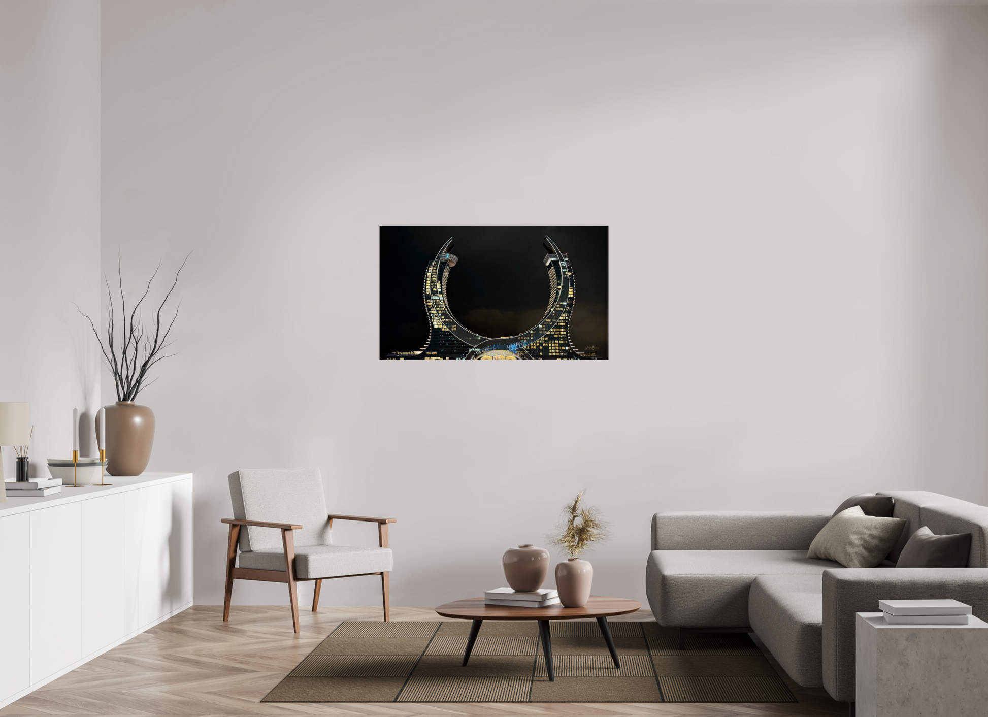 48 x 28″, Photo Print Under Acrylic Glass Raffles Hotel