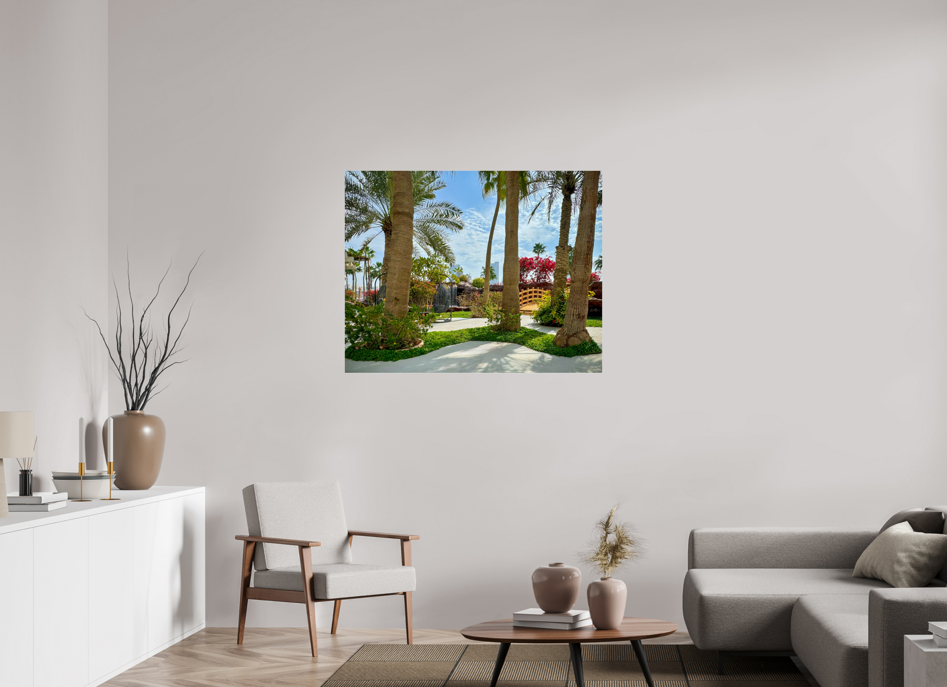 44.6 x 35″, Photo Print Under Acrylic Glass Pool Side
