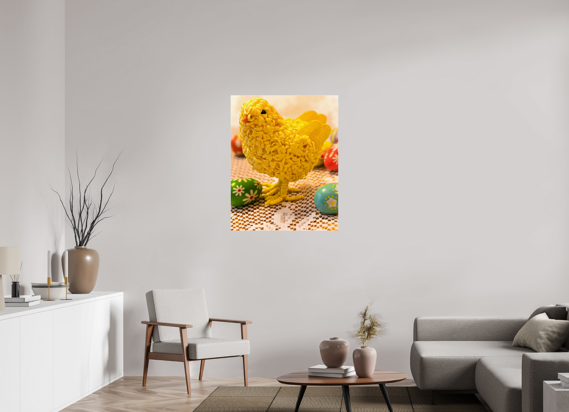 31 x 39″, Photo Print Under Acrylic Glass Easter Eggs II