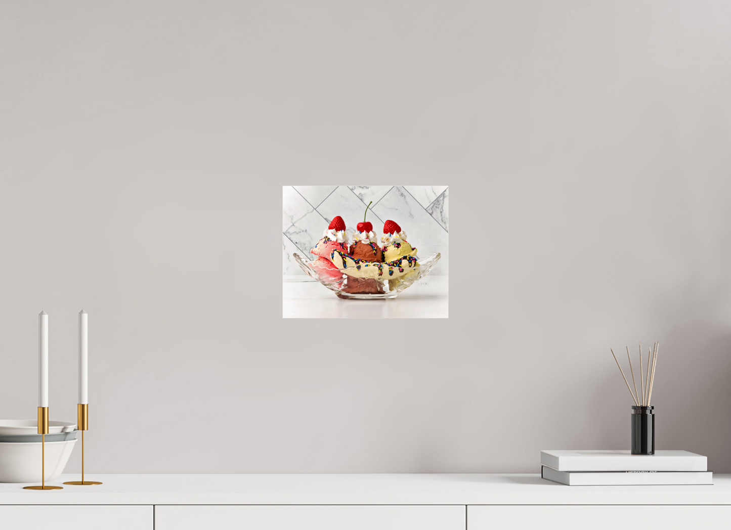 10 x 8″, Photo Print Under Acrylic Glass Sundae