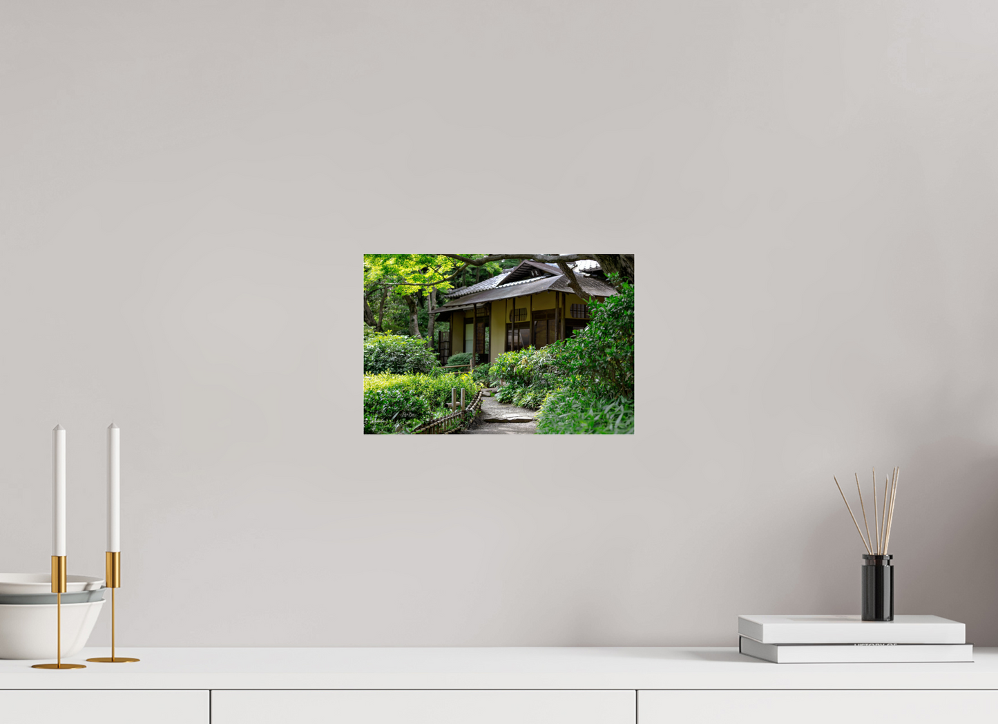12 x 8″, Photo Print Under Acrylic Glass Gardens of Tokyo VI