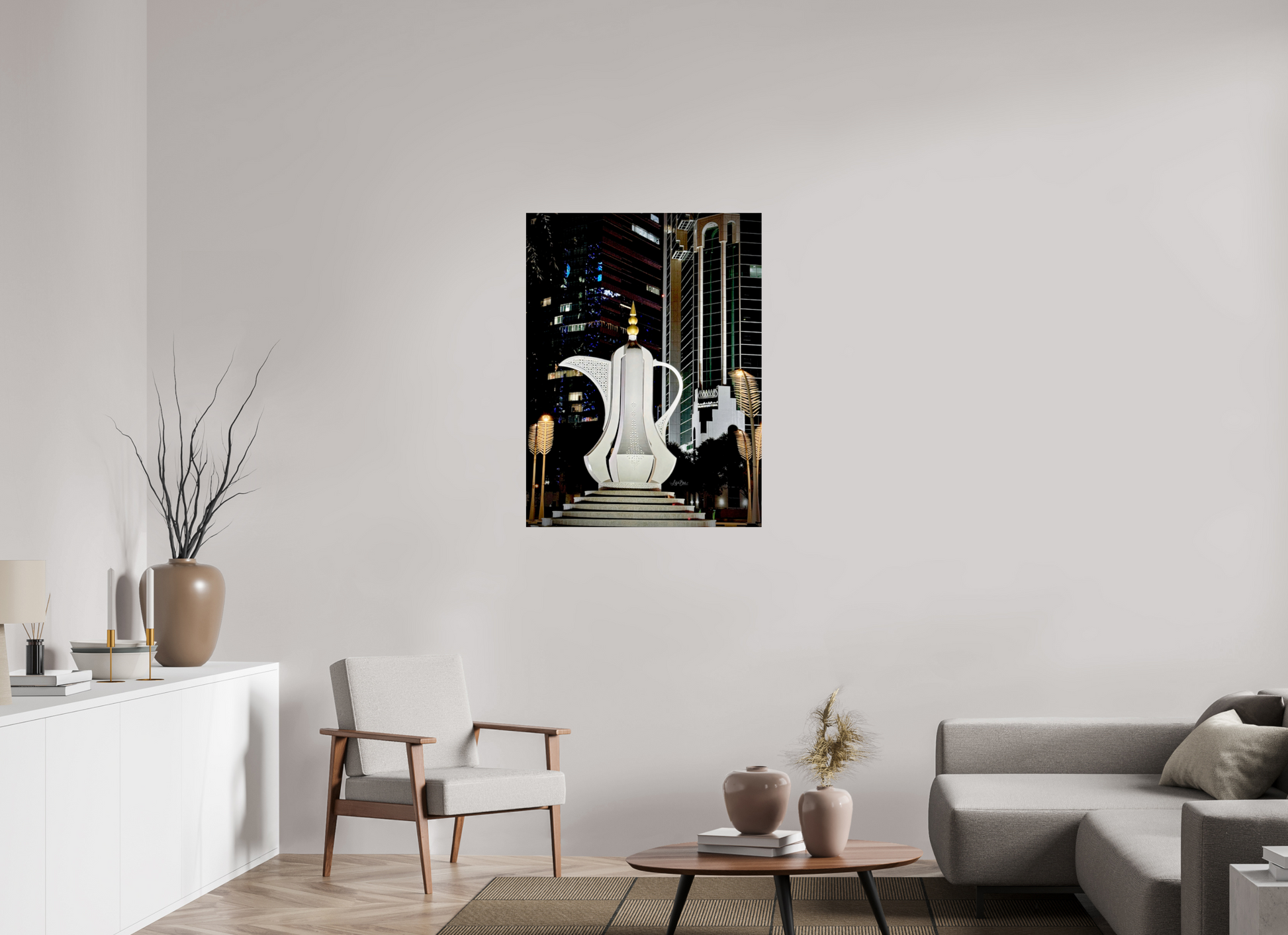 30 x 40″, Photo Print Under Acrylic Glass Al Dalah Hospitality Sculpture