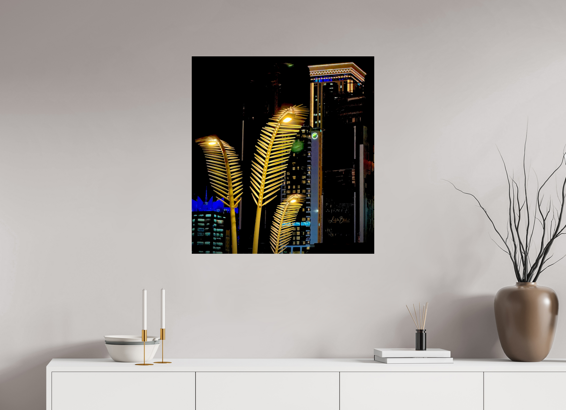 28 x 30.3″, Photo Print Under Acrylic Glass Good Evening in Qatar