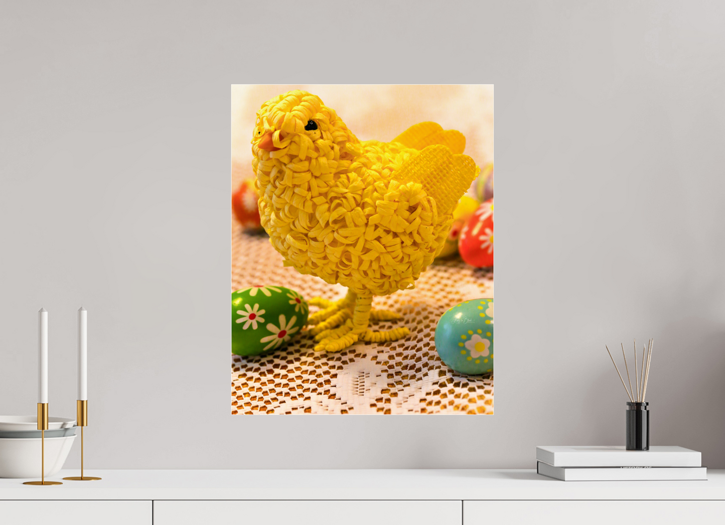 16 x 20.2″, Photo Print Under Acrylic Glass Easter Eggs II