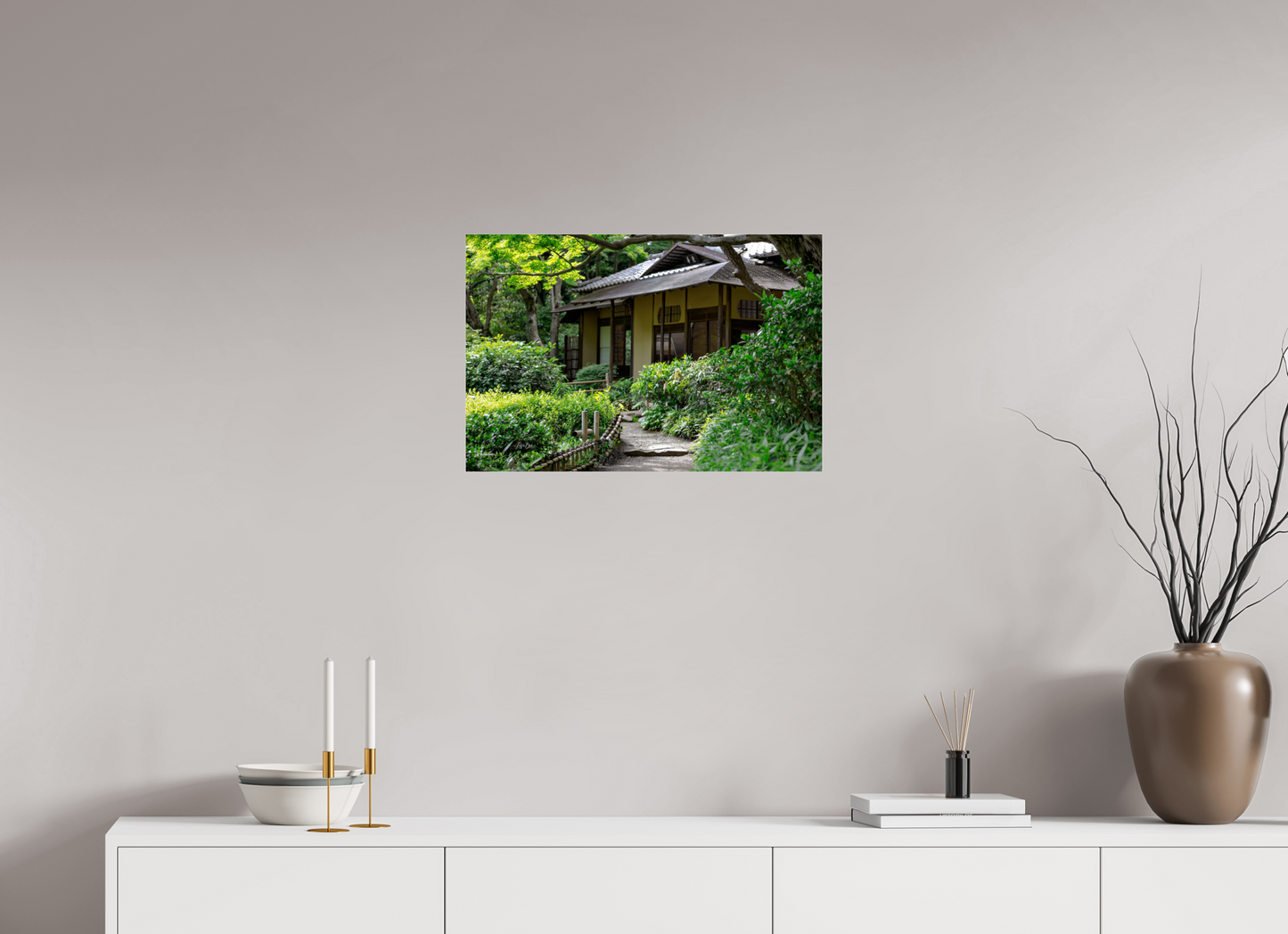 24 x 16″, Photo Print Under Acrylic Glass Gardens of Tokyo VI