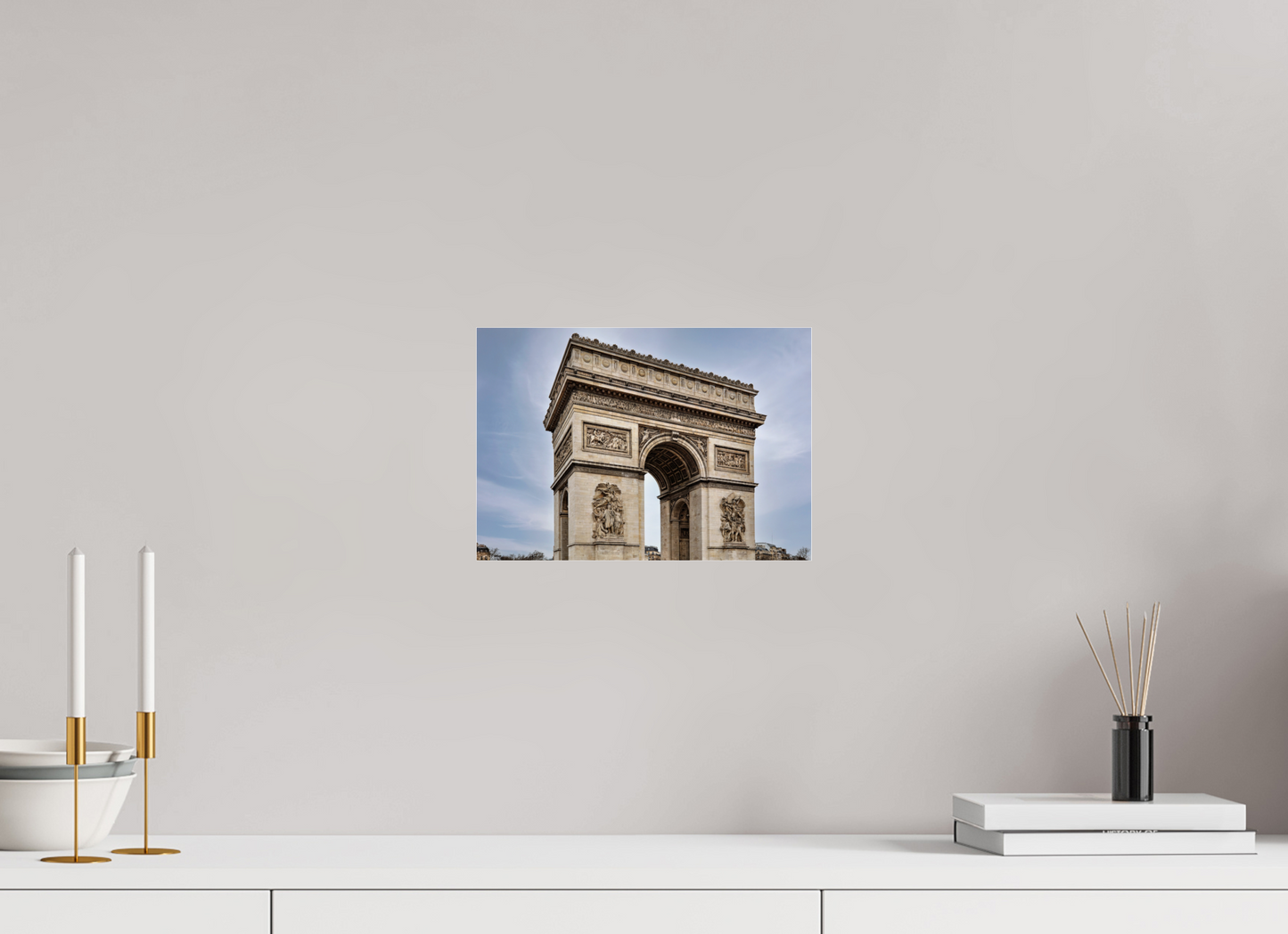 11.5 x 8″, Photo Print Under Acrylic Glass Arc de Triomphe