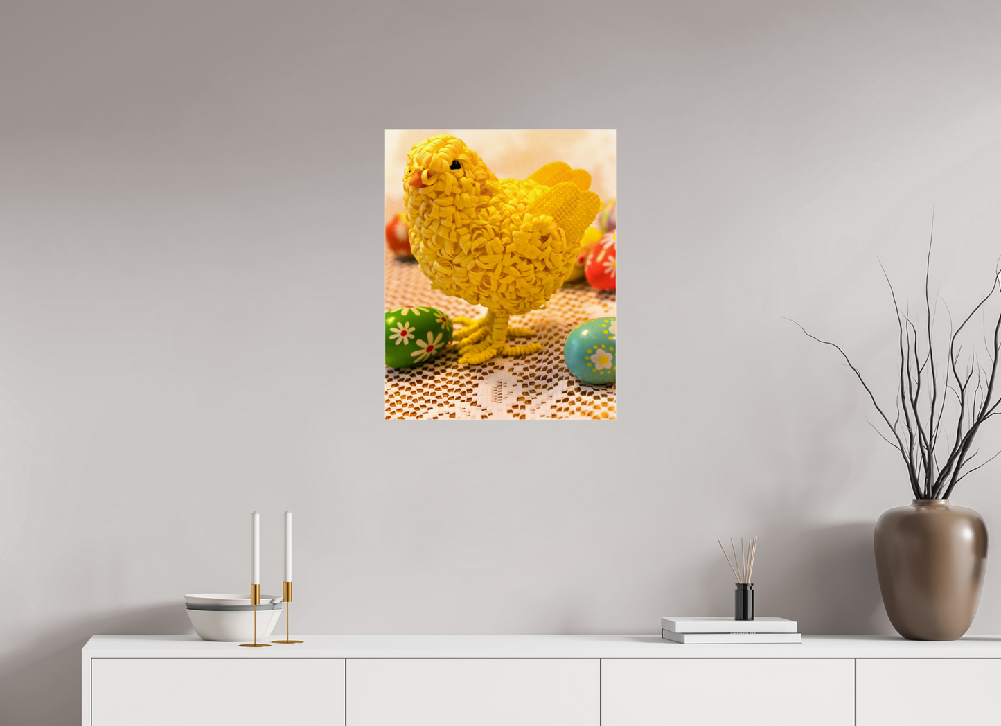 20 x 25.2″, Photo Print Under Acrylic Glass Easter Eggs II