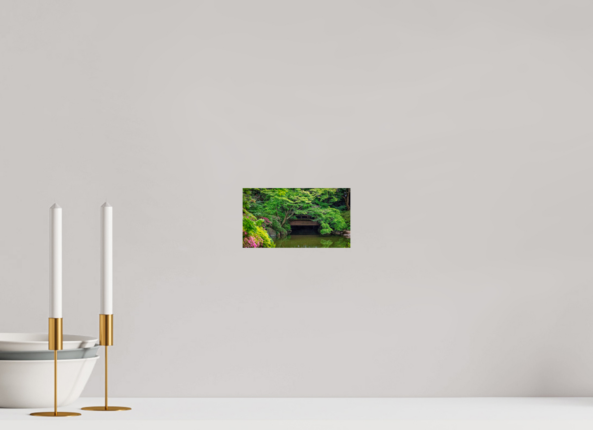 7.2 x 4″, Photo Print Under Acrylic Glass Gardens of Tokyo V