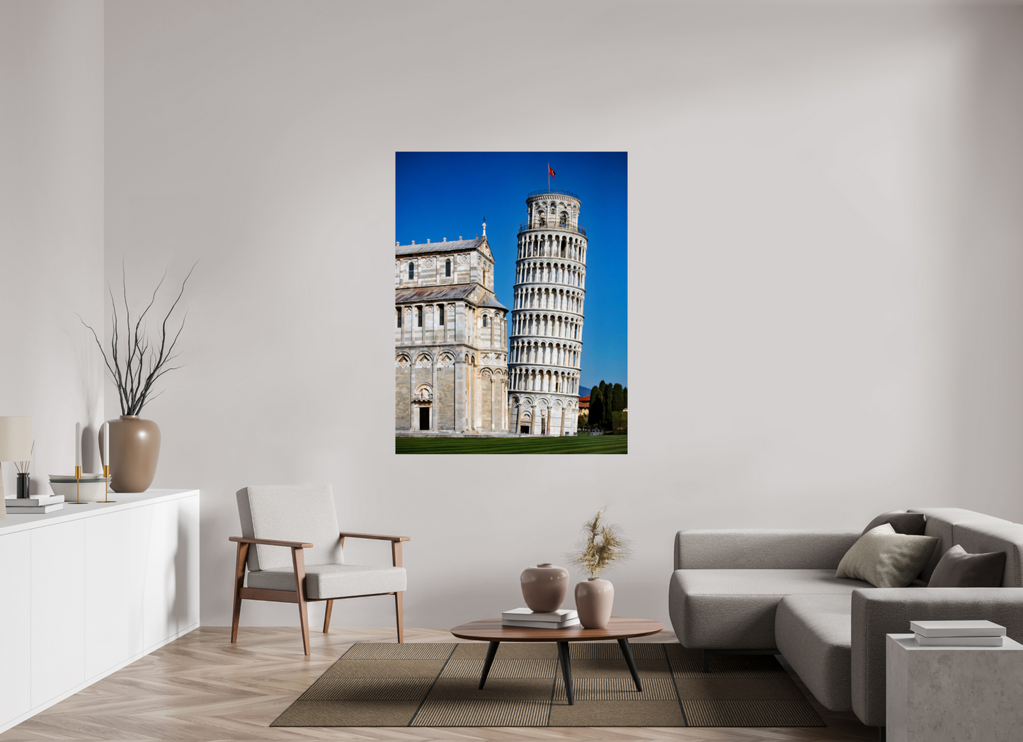 47 x 61.2″, Photo Print Under Acrylic Glass Piazza dei Miracoli