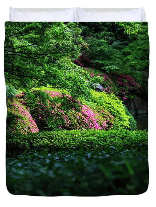 Gardens of Tokyo II - Duvet Cover