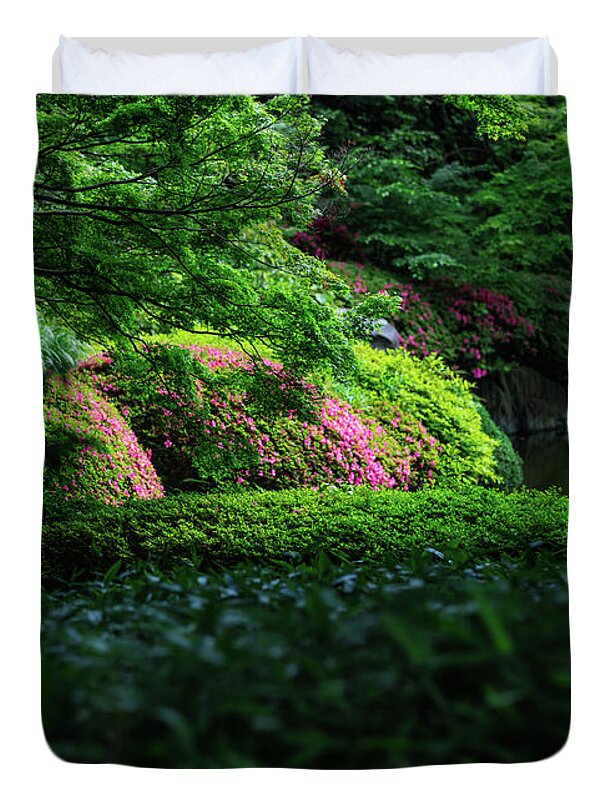 Gardens of Tokyo II - Duvet Cover