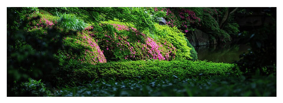 Gardens of Tokyo II - Yoga Mat