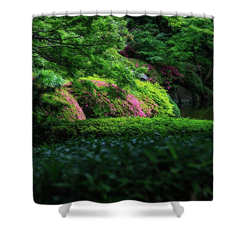 Gardens of Tokyo II - Shower Curtain