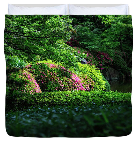 Gardens of Tokyo II - Duvet Cover